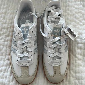 Women's Adidas Samba - Halo Blue & White - 7.5